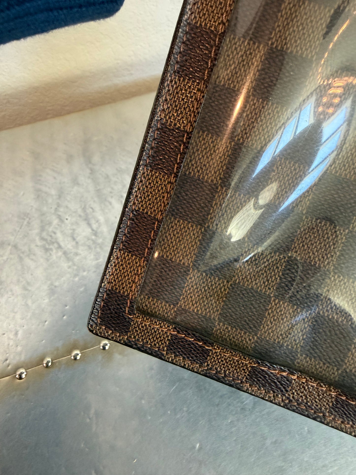 Pre-owned Louis Vuitton Portobello Damier Ebene Shoulder Bag