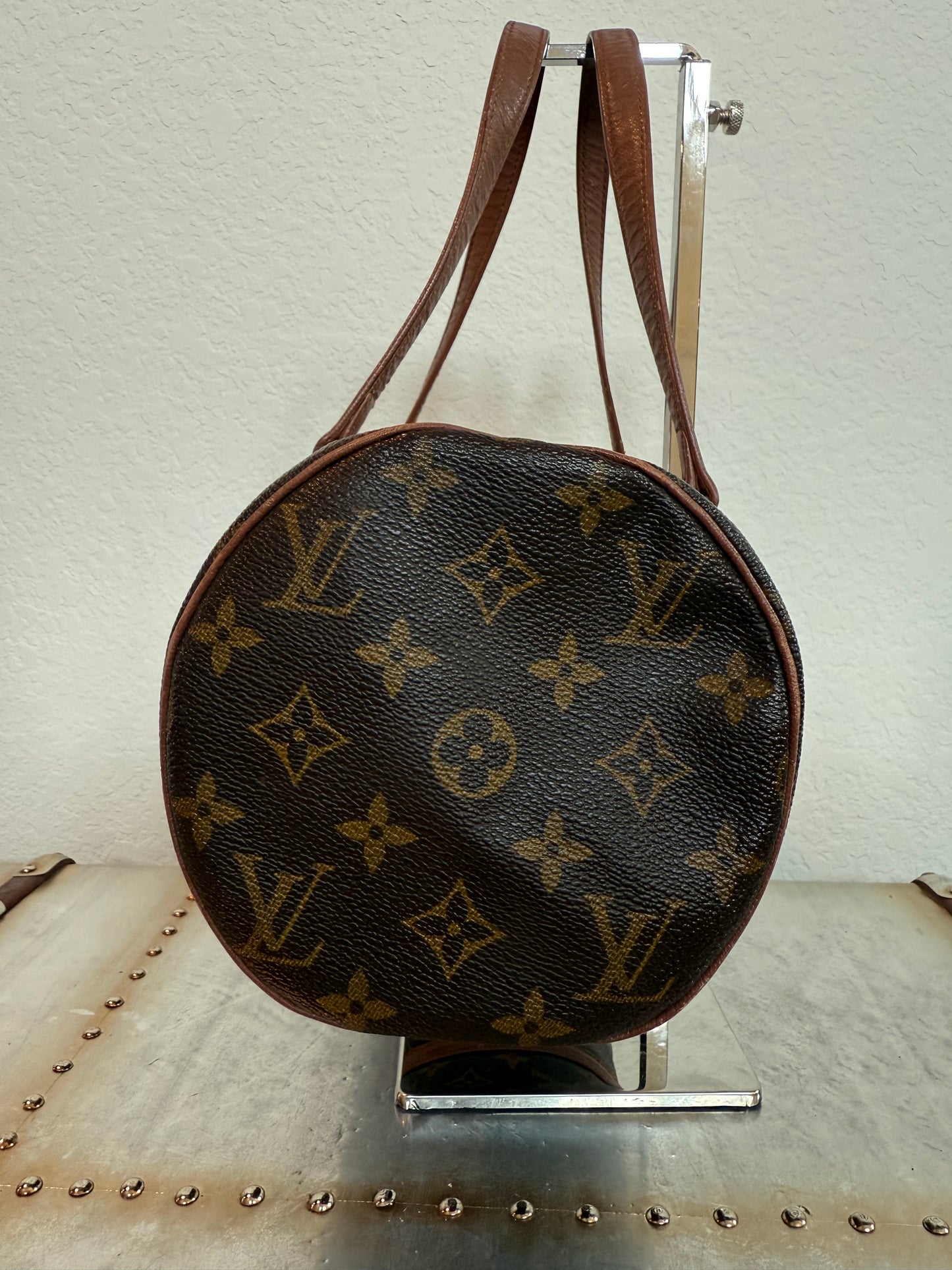 Pre-owned Vintage Authentic Louis Vuitton Papillon 30 Monogram Handbag