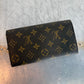Pre-owned Authentic Louis Vuitton Portefeuille Sarah Monogram Long Wallet