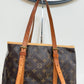 Pre-owned Authentic Louis Vuitton Bucket GM Monogram Shoulder Tote Bag