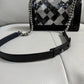 Pre-owned Authentic CHANEL Boy Medium Flap RARE Patent Sequin Shoulder Bag