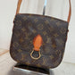 Pre-owned Authentic Louis Vuitton Saint Cloud MM Monogram Shoulder / Crossbody Bag