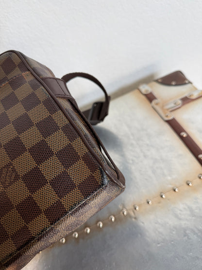 Pre-owned Authentic Louis Vuitton Olav PM  Damier Ebene Crossbody Bag
