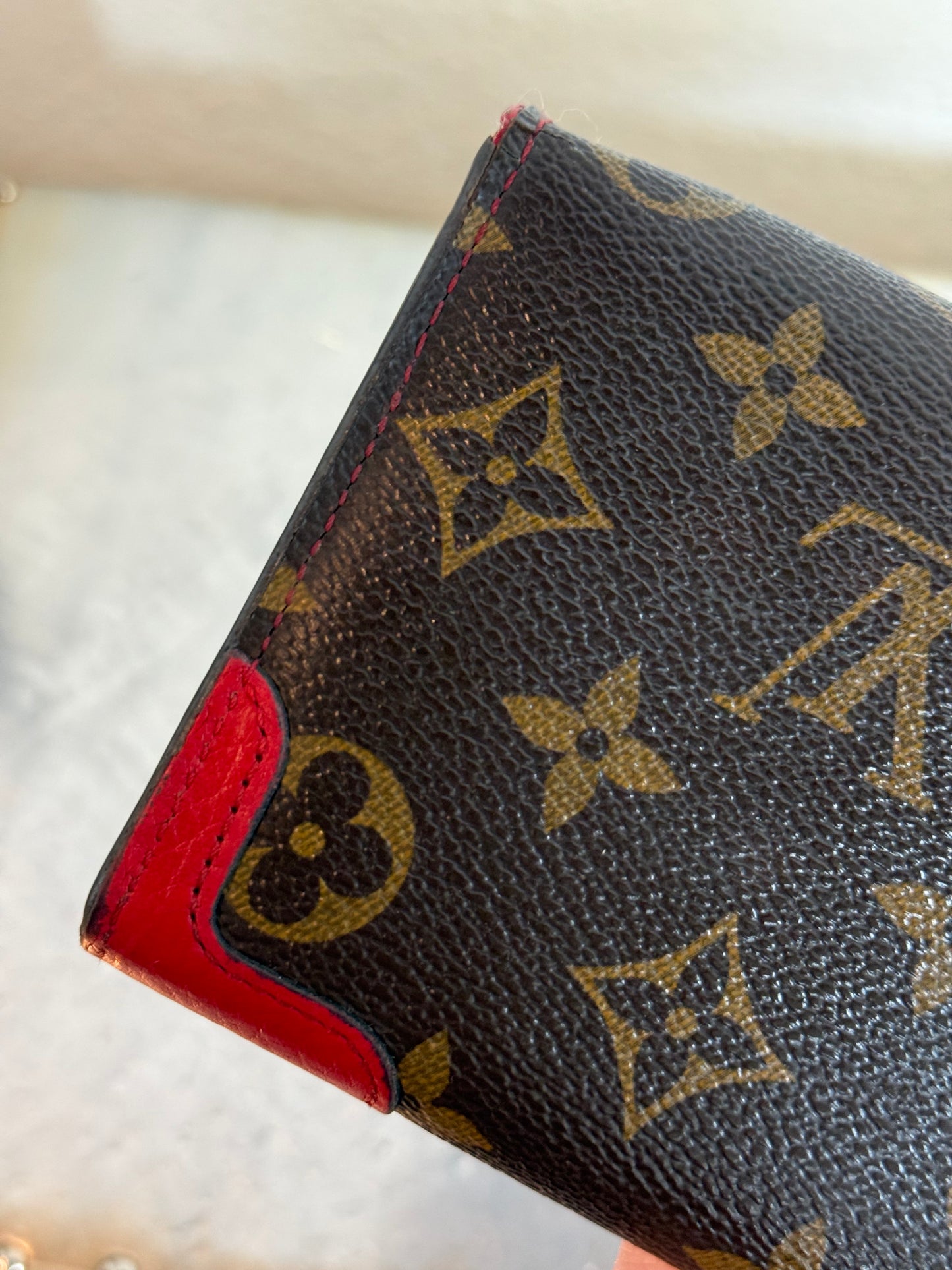 Pre-owned Authentic Louis Vuitton Monogram Sarah Retiro Long Wallet