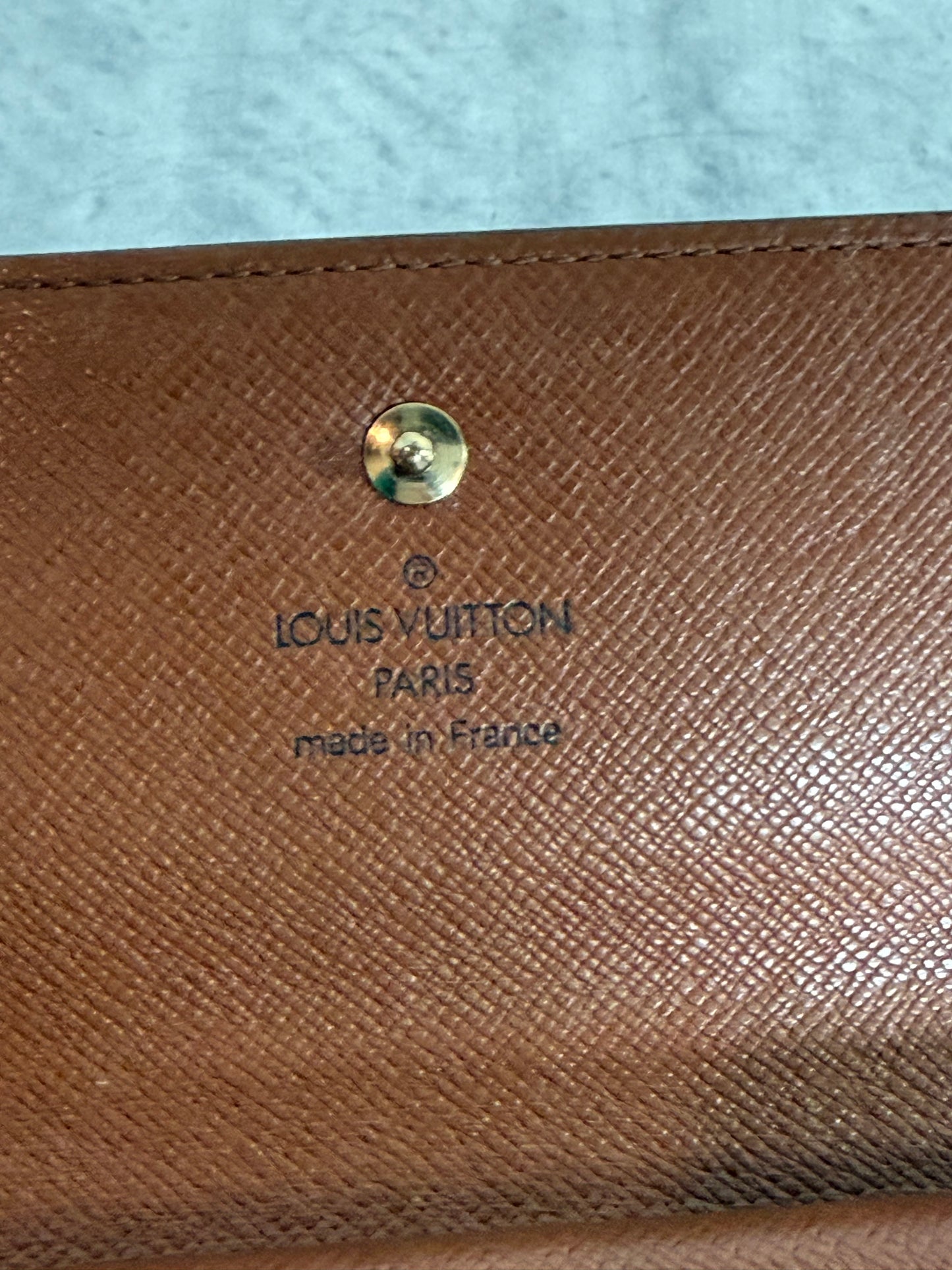 Pre-owned Authentic Louis Vuitton Portefeuille  International Monogram Wallet