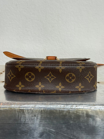 Pre-owned Authentic Louis Vuitton Saint Cloud MM Monogram Crossbody Bag
