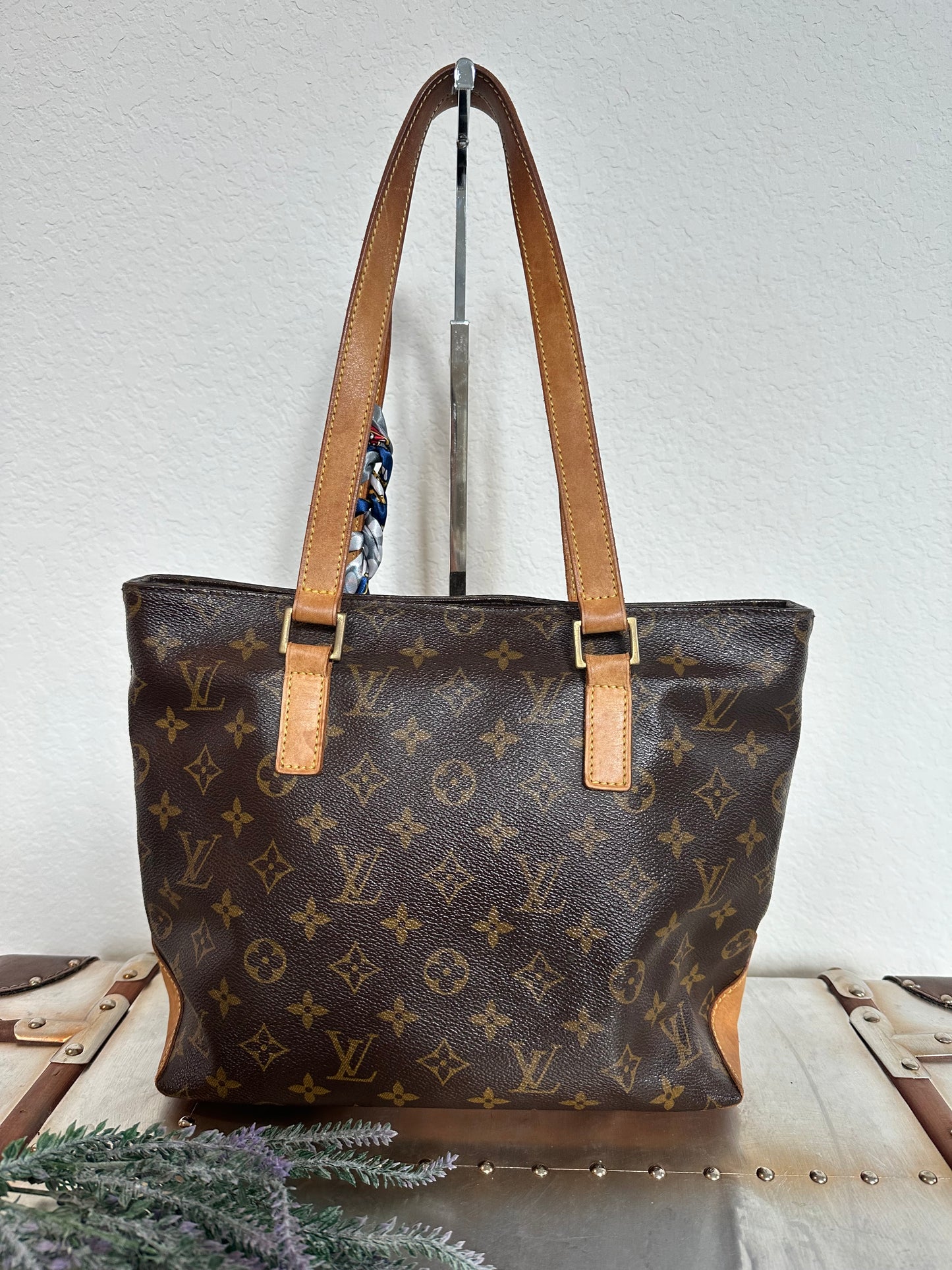 Pre-owned Louis Vuitton Cabas Piano Monogram Shoulder Bag