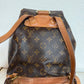 Pre-owned Authentic Louis Vuitton Montsouris MM Monogram Backpack