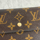 Pre-owned Authentic Louis Vuitton Portefeuille  International Monogram Wallet