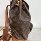 Pre-owned Authentic Louis Vuitton Montsouris MM Monogram Backpack