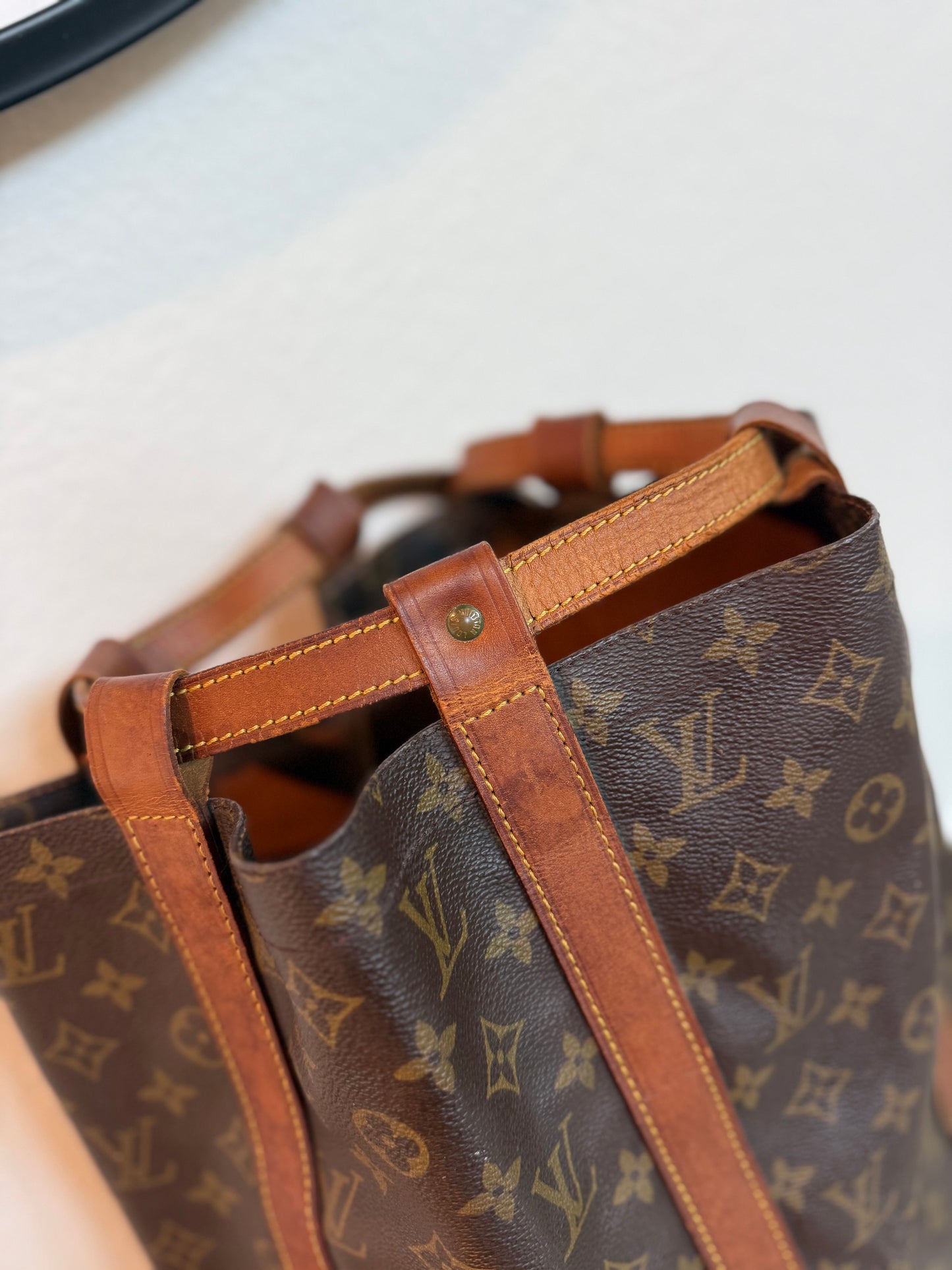 MPre-owned Authentic Louis Vuitton Randonee GM Monogram Backpack