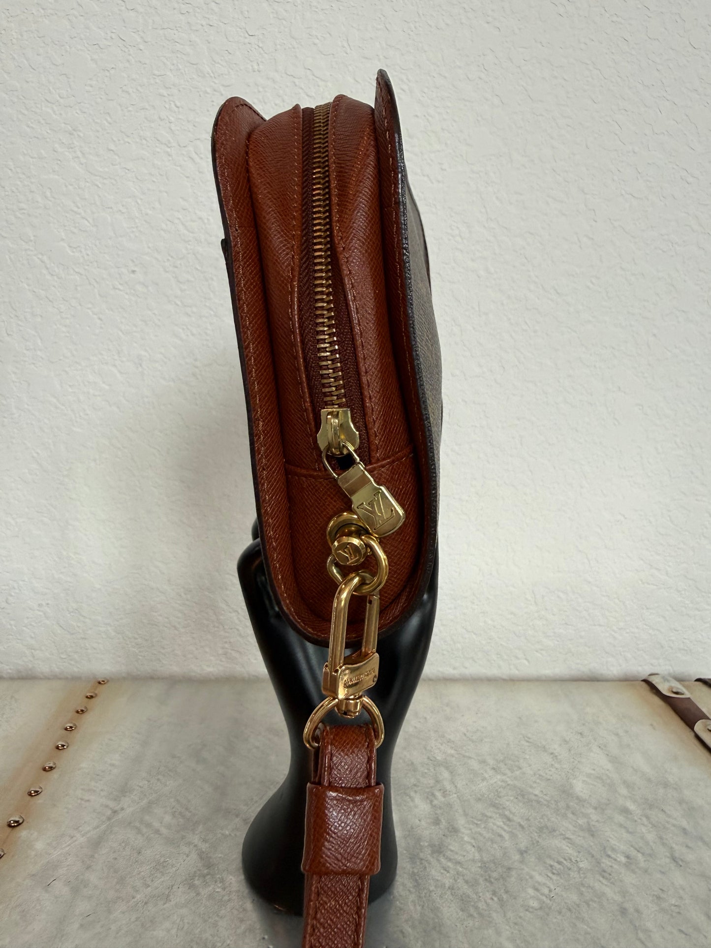 Pre-owned Authentic Louis Vuitton Monogram Orsay Clutch Handbag