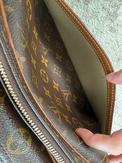 Pre-owned Authentic Louis Vuitton Reporter PM Monogram Shoulder / Crossbody Bag