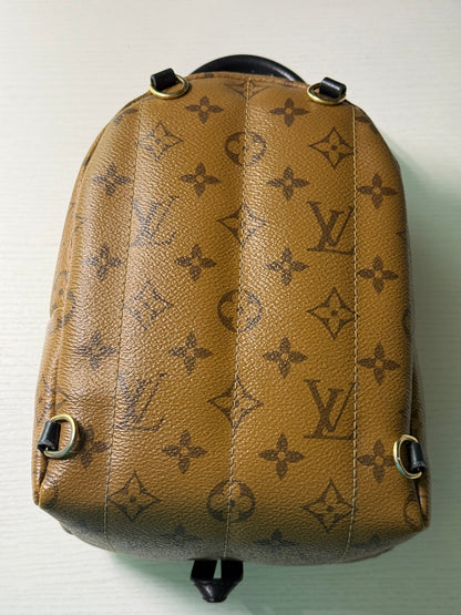 Pre-owned Authentic Louis Vuitton Palm Springs Mini Monogram Backpack