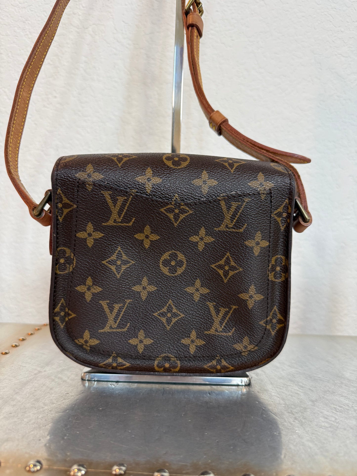 Pre-owned Authentic Louis Vuitton Saint Cloud PM Monogram Crossbody Bag