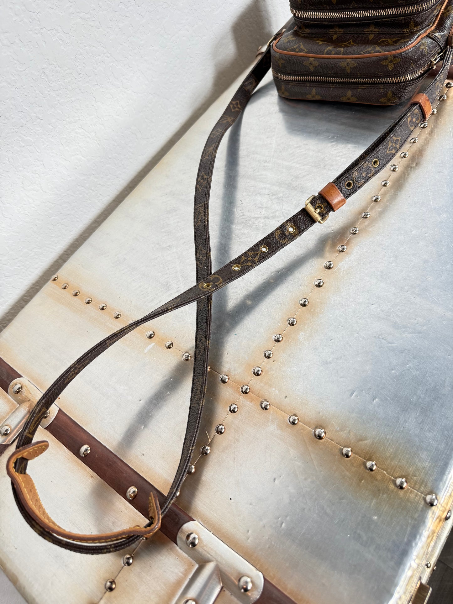Pre-owned Authentic Louis Vuitton Amazon Monogram Crossbody Bag