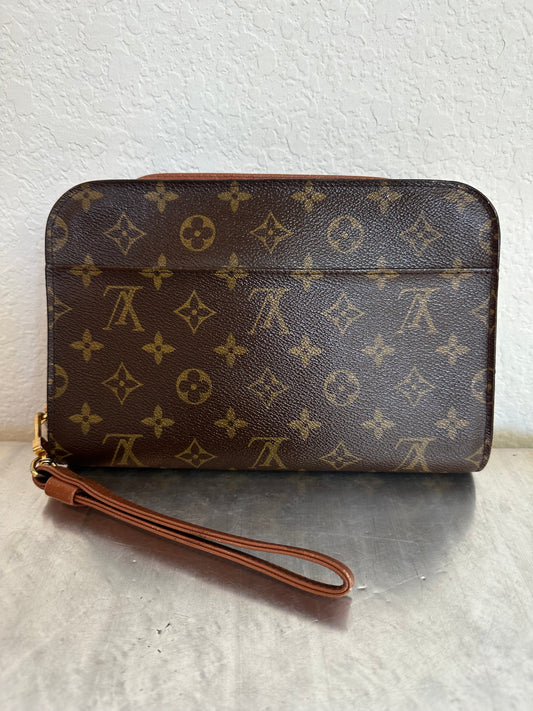 Pre-owned Authentic Louis Vuitton Monogram Orsay Clutch Handbag