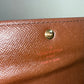 Pre-owned Authentic Louis Vuitton Portefeuille Sarah Damier Ebene Long Wallet
