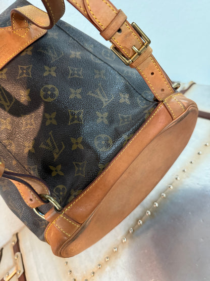 Pre-owned Authentic Louis Vuitton Montsouris MM Monogram Backpack