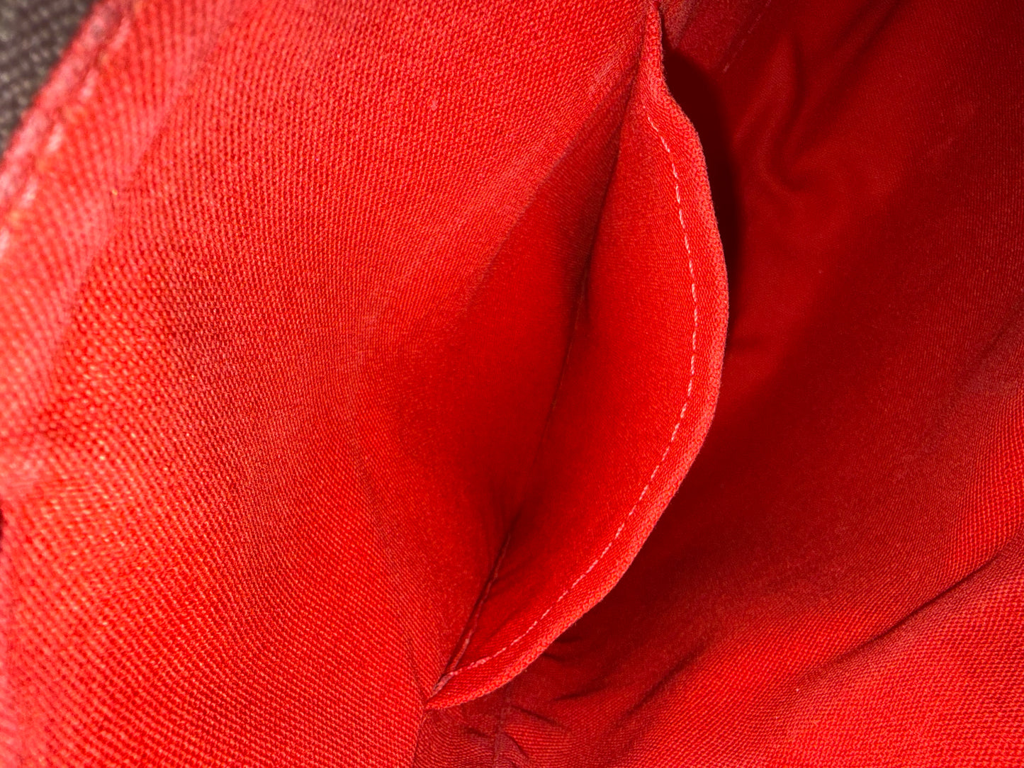 Pre-owned Authentic Louis Vuitton Bloomsbury PM Damier Ebene Shoulder / Crossbody Bag