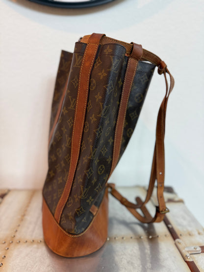 MPre-owned Authentic Louis Vuitton Randonee GM Monogram Backpack
