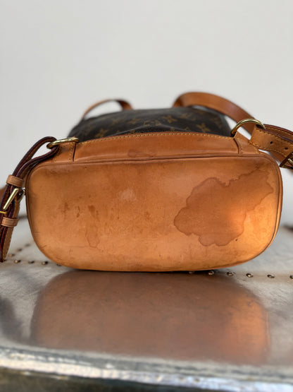 Pre-owned Authentic Louis Vuitton Montsouris MM Monogram Backpack