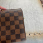 Pre-owned Authentic Louis Vuitton Portefeuille Sarah Damier Ebene Long Wallet