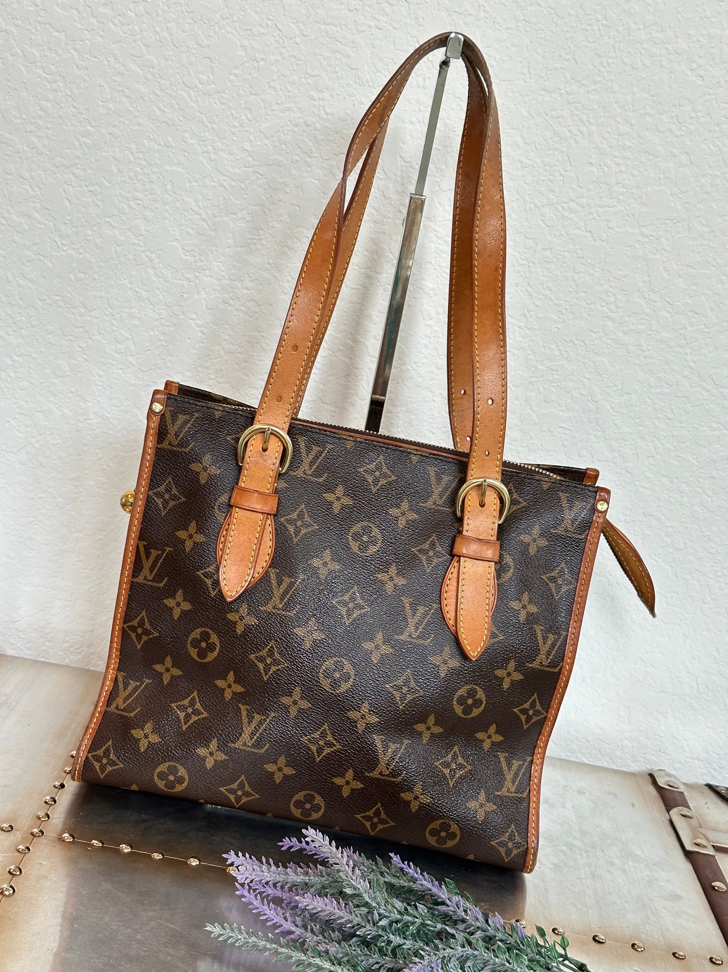 Pre-owned Authentic Louis Vuitton Popincourt Haut Monogram Tote / Shoulder Bag