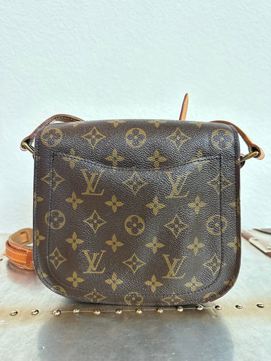 Pre-owned Authentic Louis Vuitton Saint Cloud MM Monogram Shoulder / Crossbody Bag