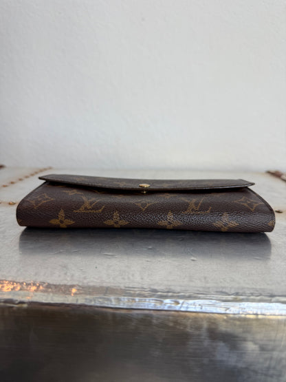 Pre-owned Authentic Louis Vuitton Portefeuille Sarah Monogram Long Wallet
