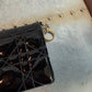 Pre-owned Vintage Christian Dior Patent Cannage Compact Wallet