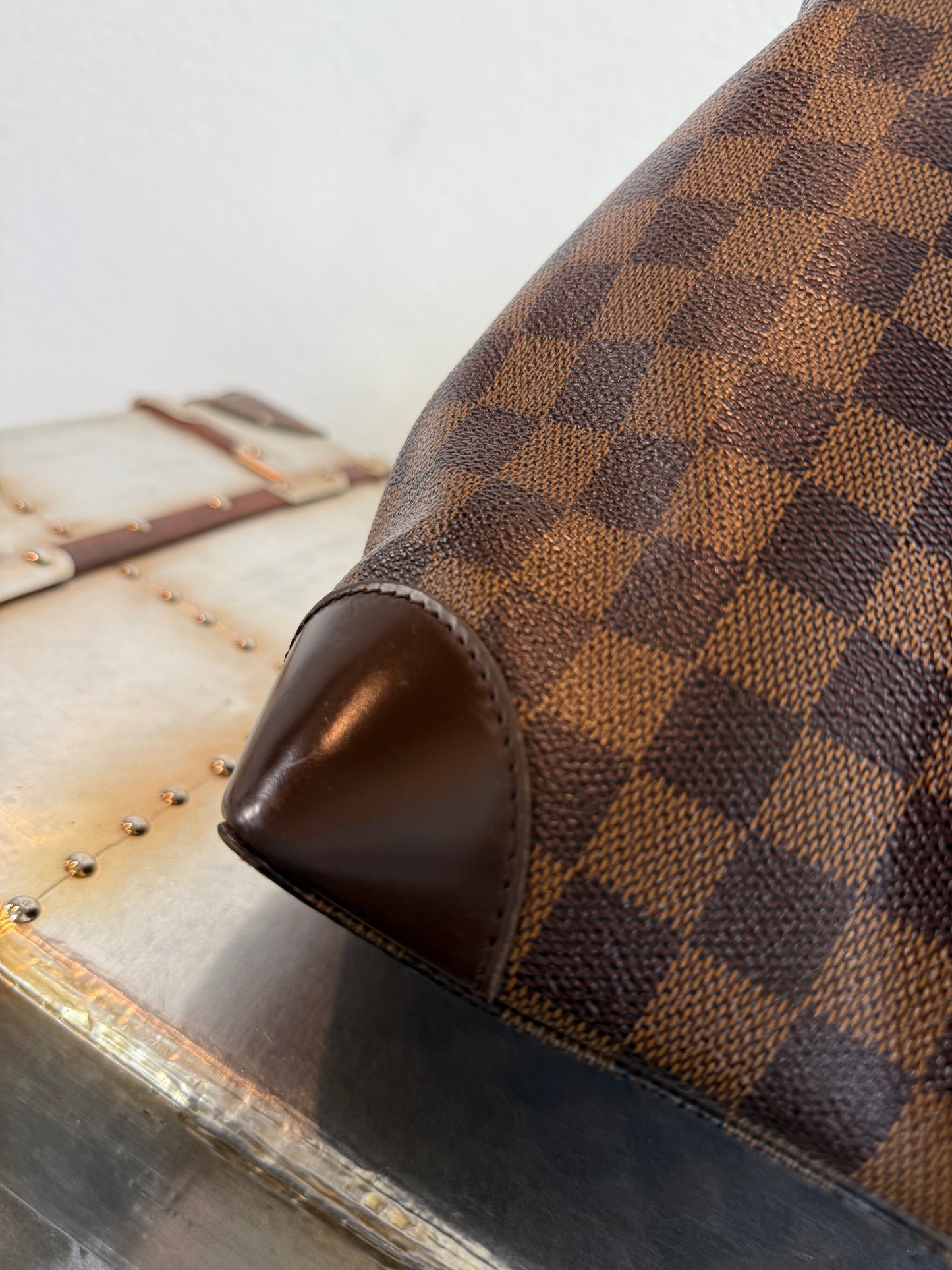 Pre-owned Louis Vuitton Hampstead MM Damier Ebene Tote / Shoulder Bag