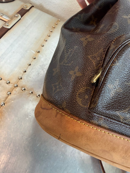 Pre-owned Authentic Louis Vuitton Montsouris MM Monogram Backpack