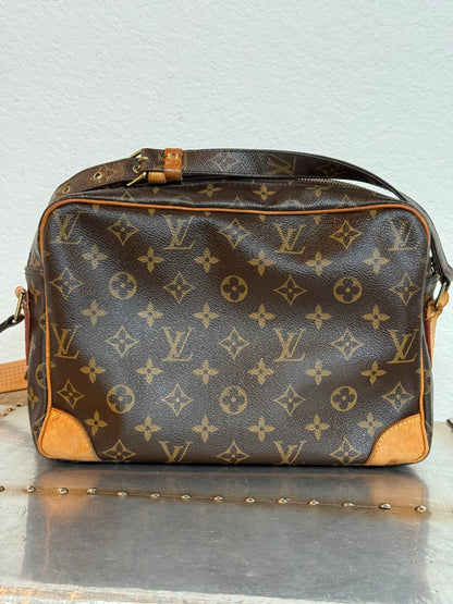 Pre-owned Authentic Louis Vuitton Nile PM Monogram Shoulder Bag/ Crossbody Bag