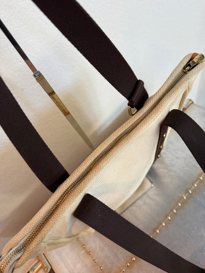 Pre-owned Louis Vuitton Antigua Cabas MM Canvas Shoulder Tote Bag