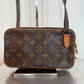 Pre-owned Authentic Louis Vuitton Marly Bandouliere Monogram Crossbody Bag