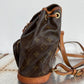 Pre-owned Authentic Louis Vuitton Montsouris Mini Monogram Backpack