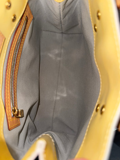 Pre-owned Authentic Louis Vuitton Reade PM Vernis Handbag