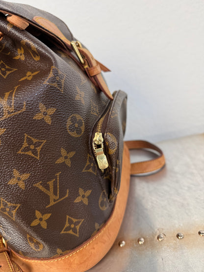 Pre-owned Authentic Louis Vuitton Montsouris MM Monogram Backpack