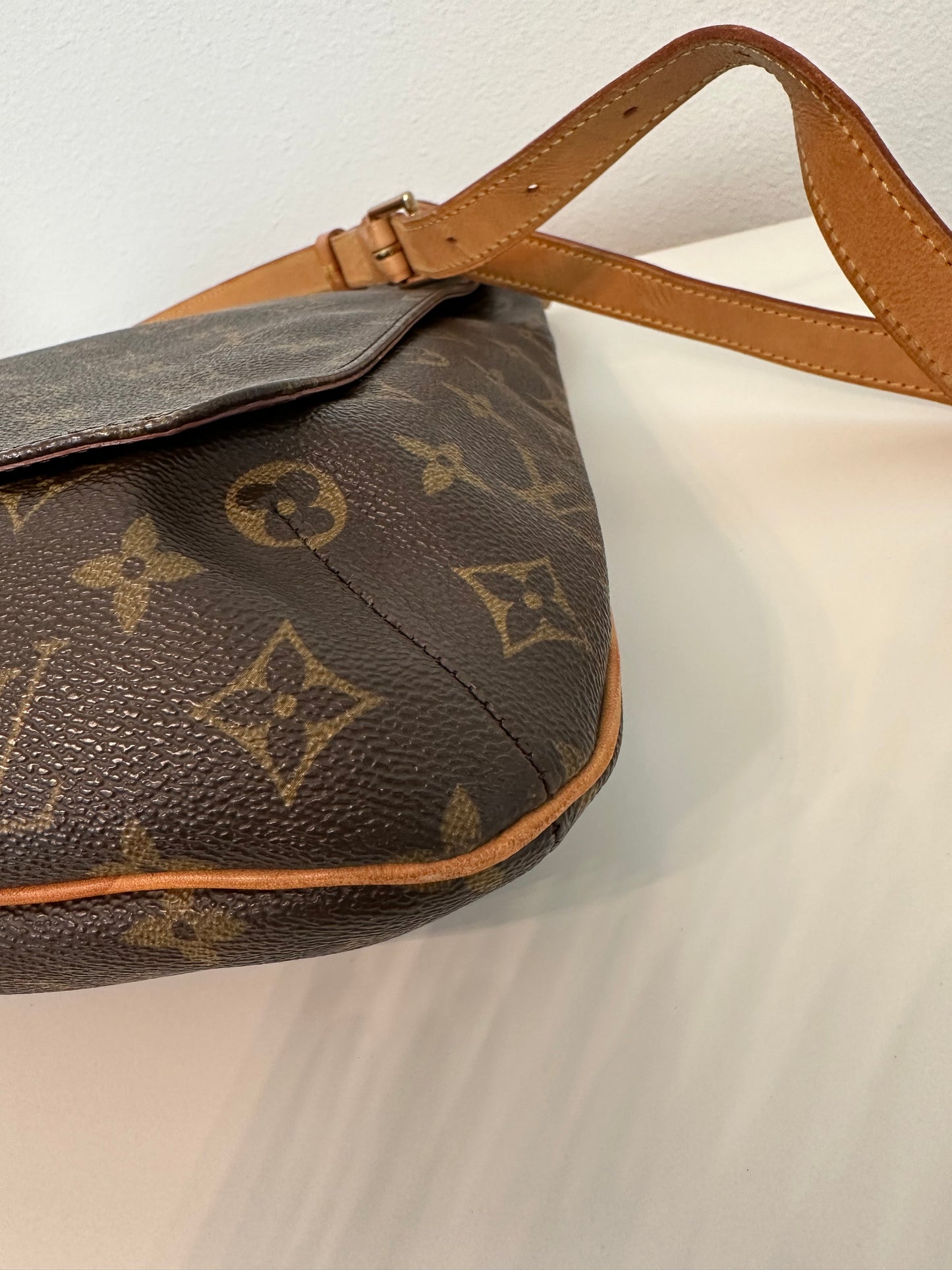 Pre-owned Authentic Louis Vuitton Musette Salsa GM Monogram Shoulder / Crossbody Bag