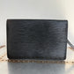 Pre-owned Authentic Louis Vuitton Sellier Dragonne Epi Black Clutch Bag