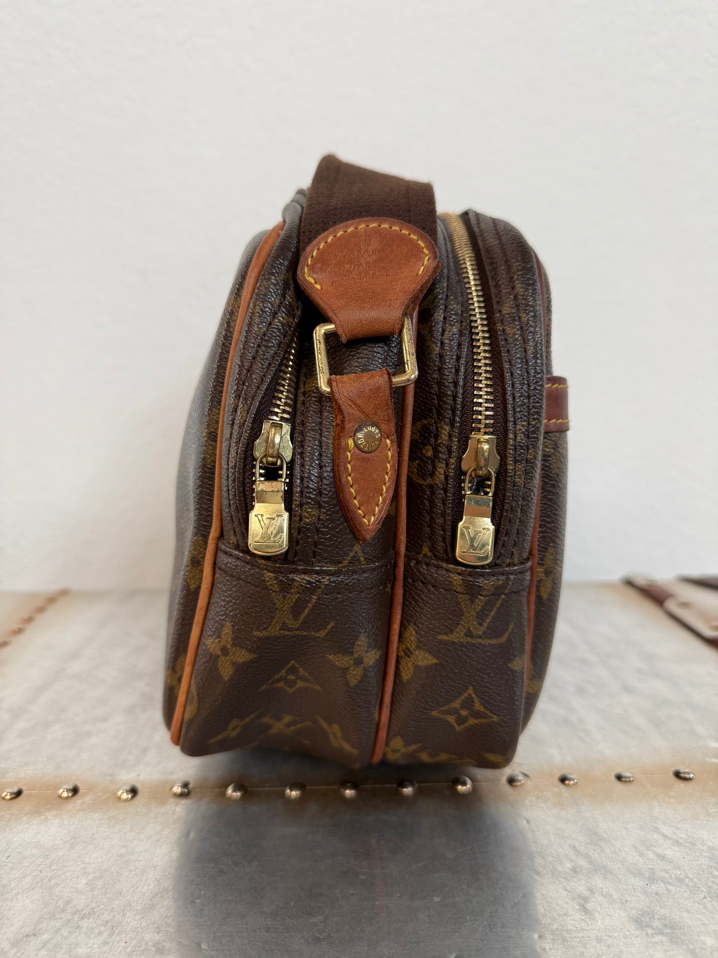 Pre-owned Authentic Louis Vuitton Reporter PM Monogram Shoulder / Crossbody Bag