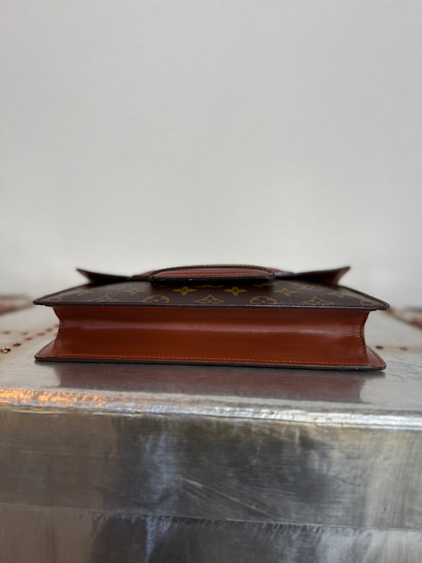 Pre-owned Authentic Louis Vuitton Vintage Chaillot Monogram Canvas Clutch Handbag