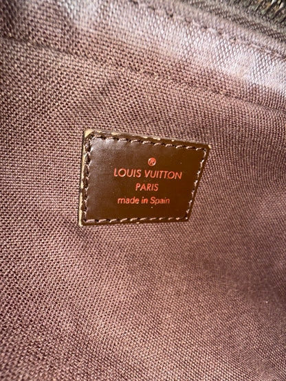 Pre-owned Authentic Louis Vuitton Damier Ebene Geronimos Body Bag