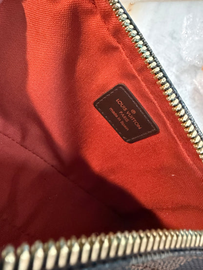 Pre-owned Authentic Louis Vuitton Damier Ebene Geronimos Body Bag