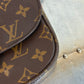 Pre-owned Authentic Louis Vuitton Saint Cloud PM Monogram Shoulder / Crossbody Bag