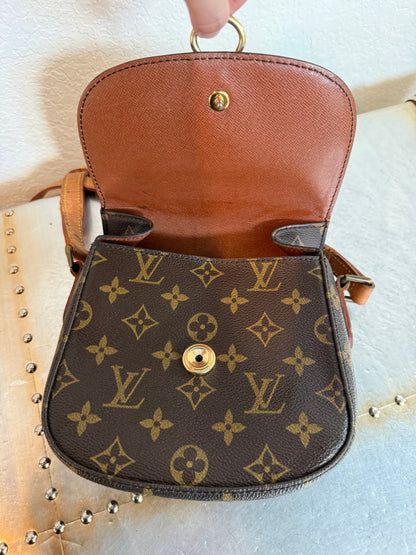 Pre-owned Authentic Louis Vuitton Saint Cloud PM Monogram Crossbody Bag