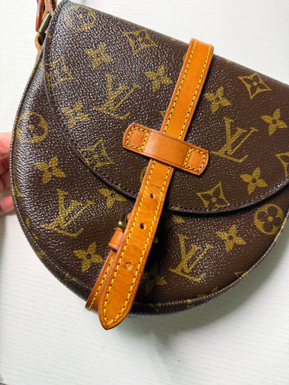 Pre-owned Authentic Louis Vuitton Chantilly PM Monogram Crossbody Bag