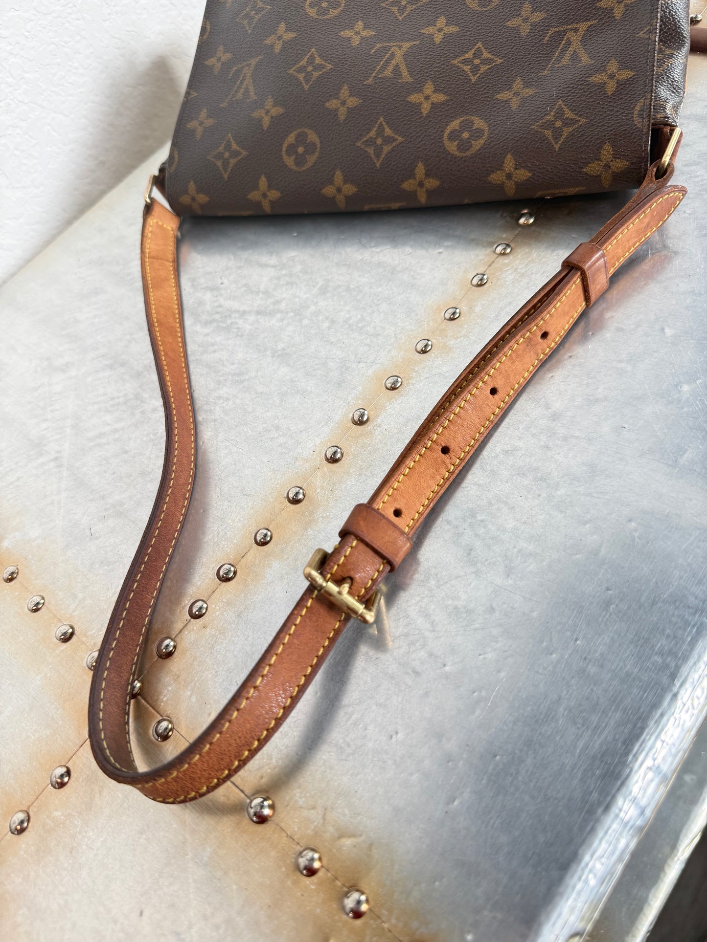 Pre-owned Authentic Louis Vuitton Musette Tango Monogram Shoulder Bag