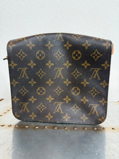 Pre-owned Louis Vuitton Cartouchiere MM Monogram Shoulder / Crossbody Bag